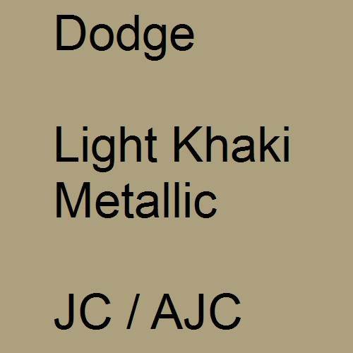 Dodge, Light Khaki Metallic, JC / AJC.